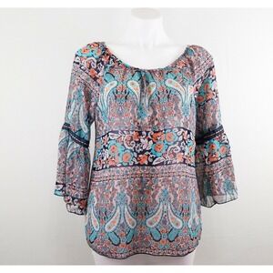 Rue21 Women Shirt, Size M, Multi-color, 100% Polyester